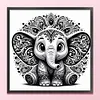 Silhouette Dumbo-11CT Stamped Cross Stitch 40*40cm/15.75*15.75in tapestrymarket