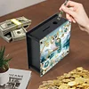 Diamond Painting Piggy Bank DIY Rhinestone Art Change Holder Money Saving Box Kits