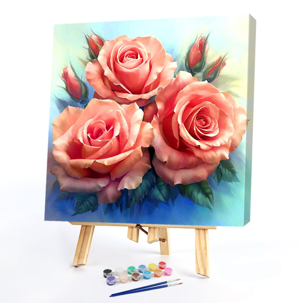 

20*20CM - Paint By Numbers - Rose, 501 Original