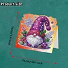 8PCS DIY Diamond Art Greeting Cards Xmas Congratulations Cards & Gifts (Gnome)