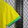2022 Brazil Home Football Shirt Kids Size 1:1 Thai Quality