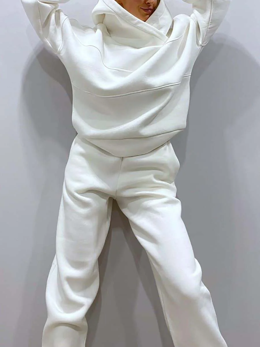 Casual hoodie and sweatpants set