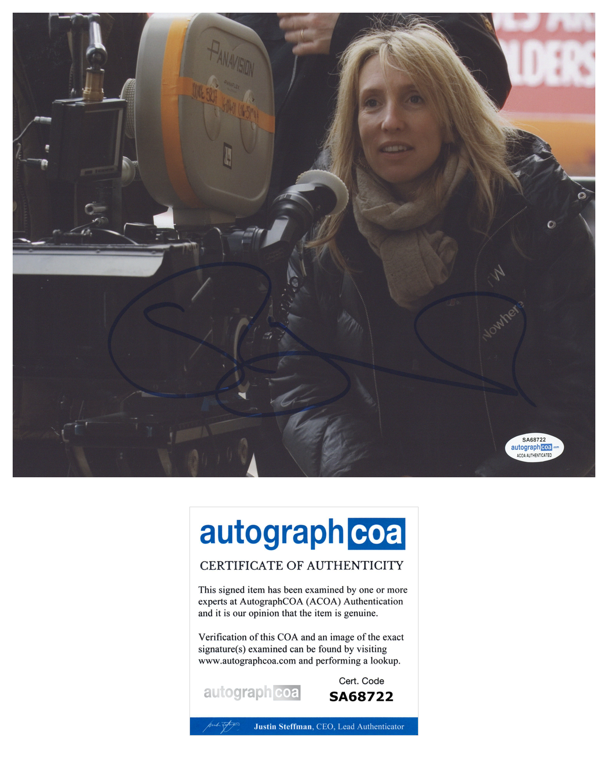 Sam Taylor-Johnson Signed Autographed 8x10 Photo Poster painting Fifty Shades of Grey ACOA COA