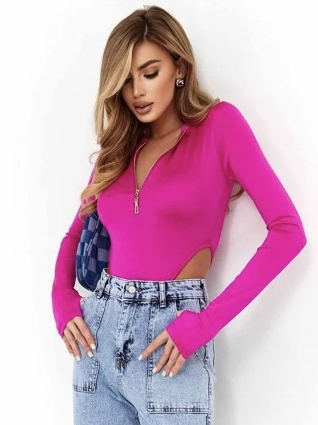 Uveng Explosion Women's Long-Sleeved Sleeves-In-Joining Zip-Up Hottie Top Girl
