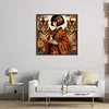 【Limited Stock Sale】Girl And Tiger-11CT Stamped Cross Stitch 50*50cm tapestrymarket