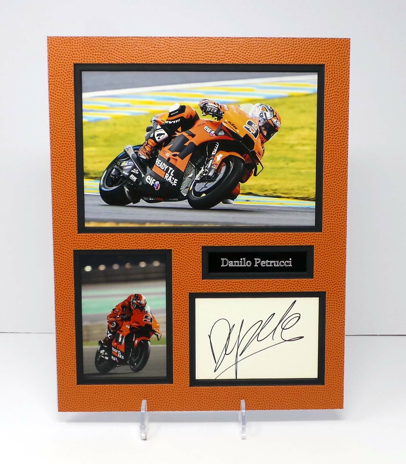 Danilo PETRUCCI Signed Mounted Photo Poster painting Display AFTAL RD COA Tech3 KTM MOTOGP Rider