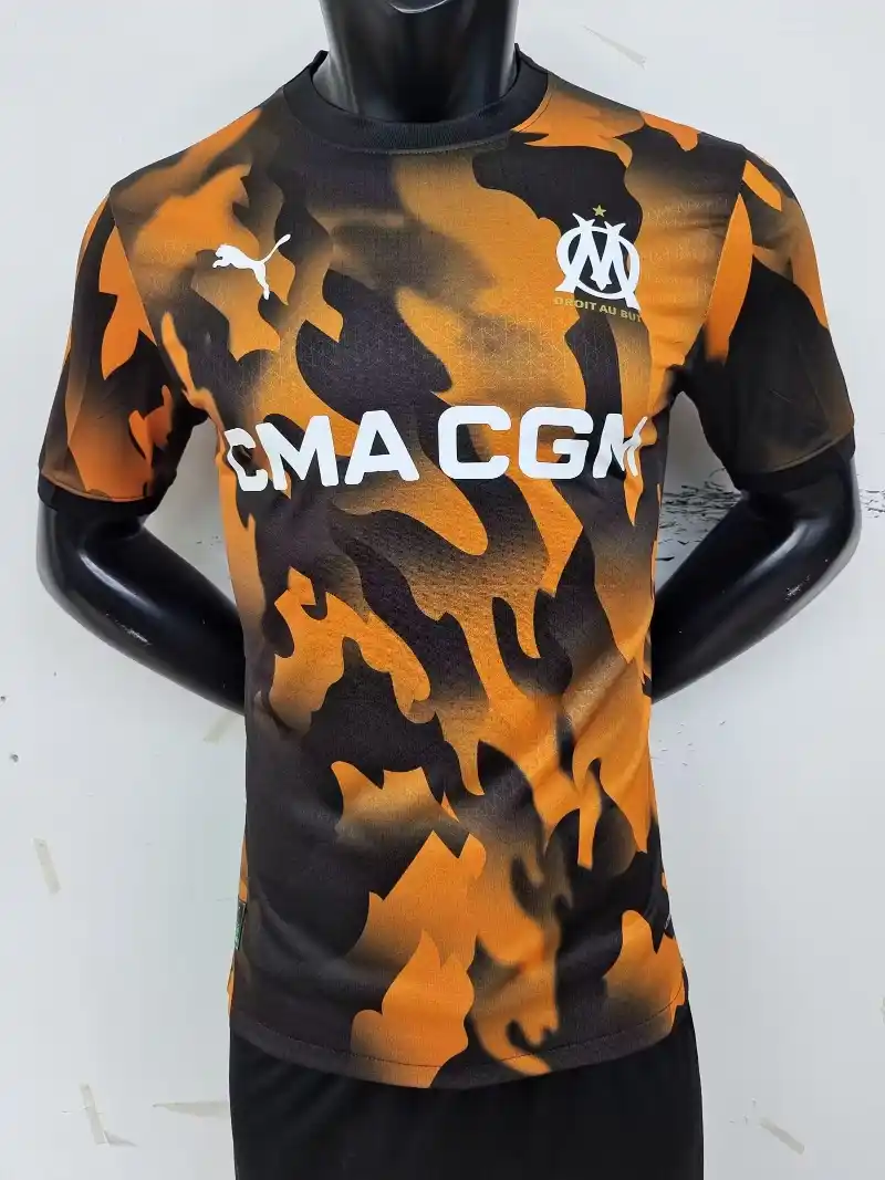 23/24 Player Version Marseille Soccer Jersey Second Away