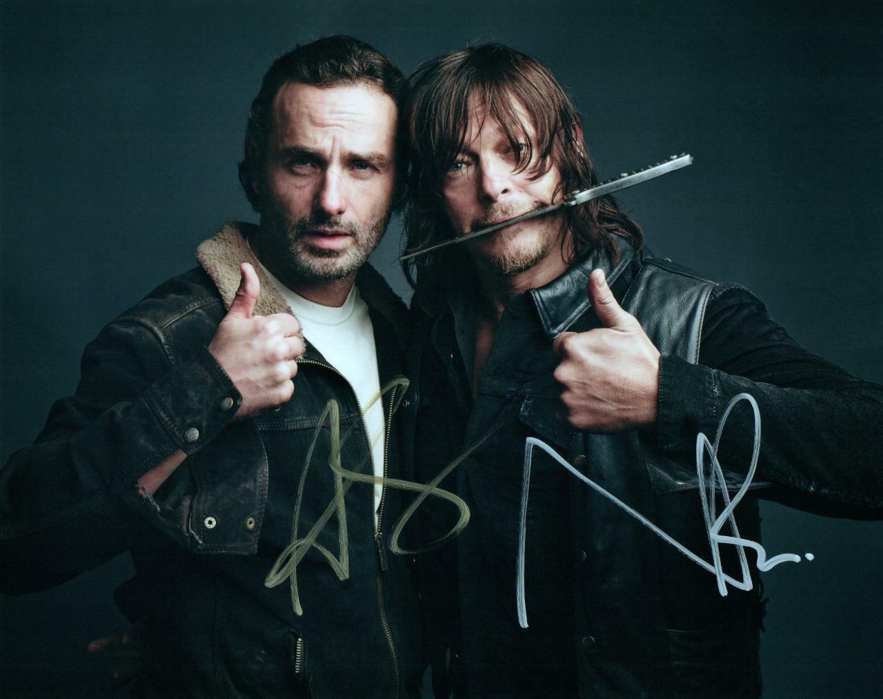 Norman Reedus Andrew Lincoln 8x10 Signed Autographed Photo Poster painting Picture with COA