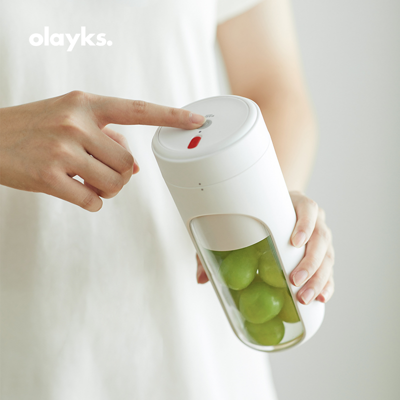 olayks榨汁机 小型便携式家用水果榨汁杯电动榨果汁机迷你榨汁機 Edog