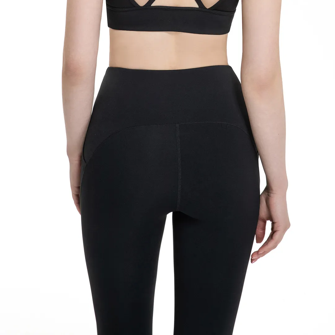 Buy women's high waist eco friendly butt lifting tummy control yoga pants with slant pockets not see through of high quality on Hergymclothing