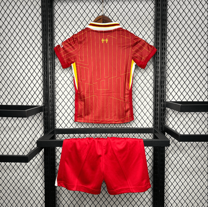 2024/2025 Kids Size Liverpool Home Soccer Jersey 1:1 Thai Quality