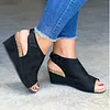 2020 New And Fashional Slingback Wedges Sandals