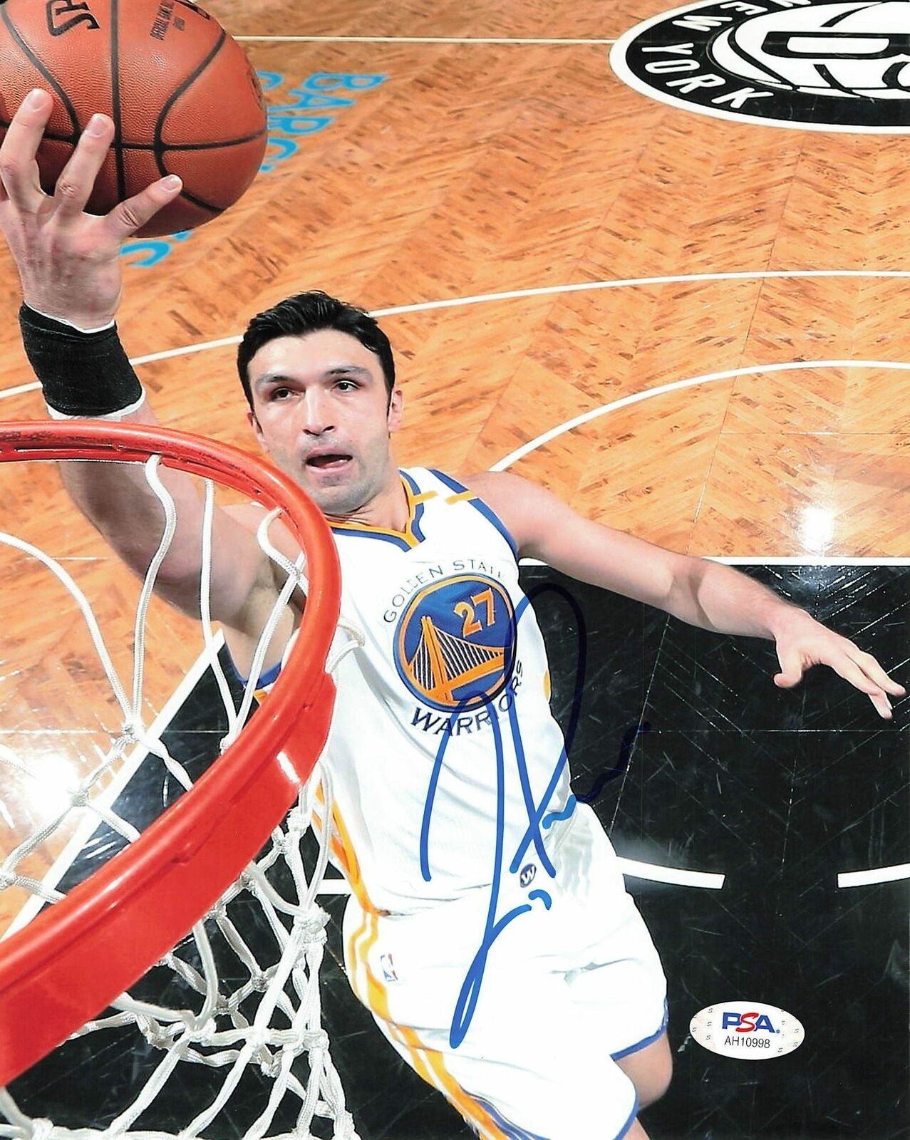 Zaza Pachulia signed 8x10 Photo Poster painting PSA/DNA Golden State Warriors Autographed