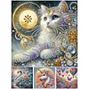 Cat-Peinture sp&eacute;ciale partielle au diamant-30*30cm