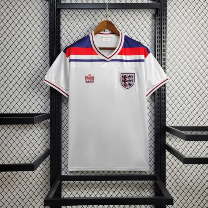 England 1982 Retro Home Football Jersey
