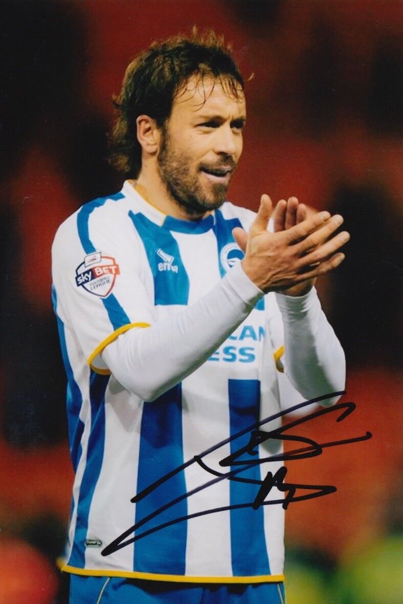 BRIGHTON & HOVE ALBION HAND SIGNED INIGO CALDERON 6X4 Photo Poster painting 1.