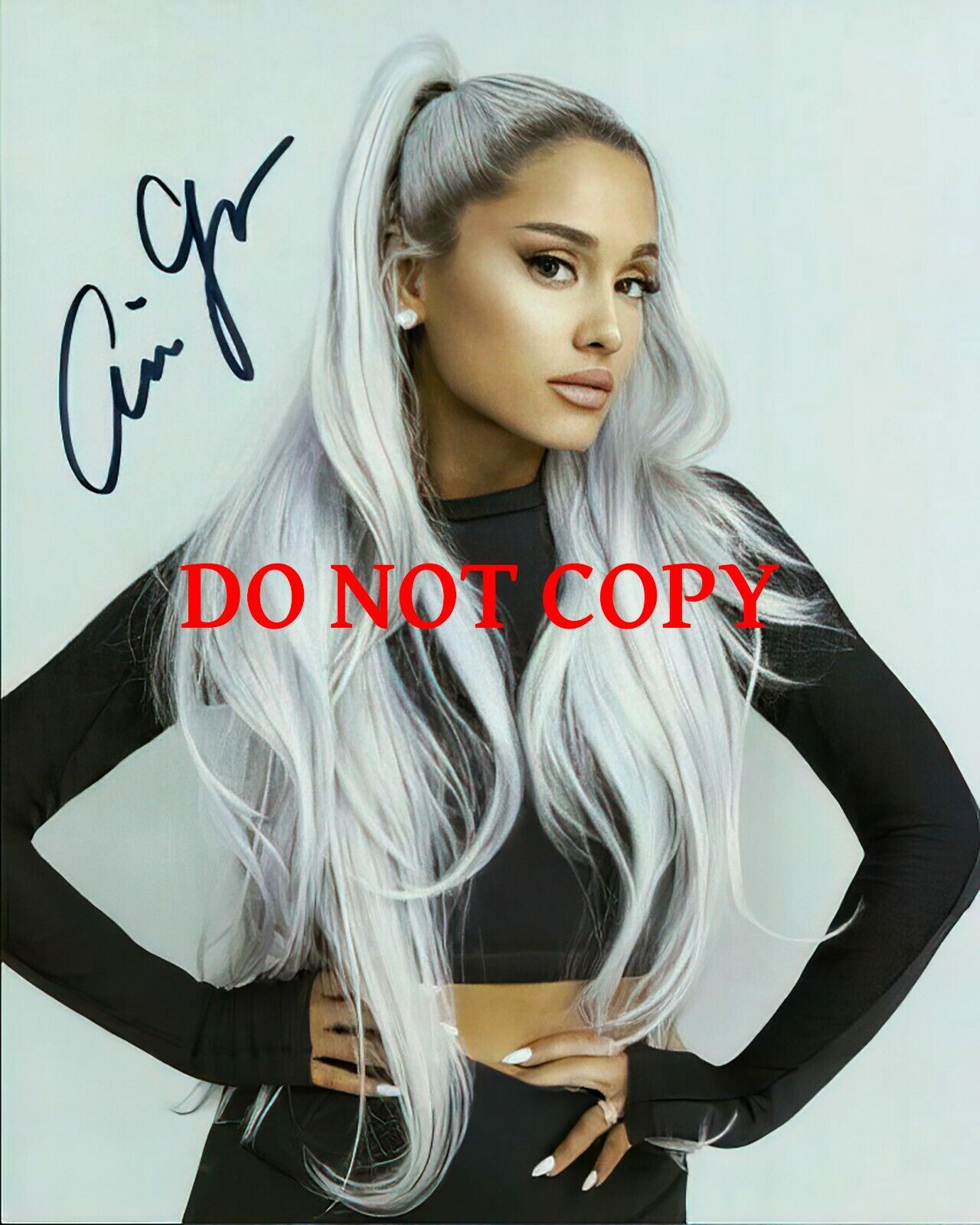 Ariana Grande - Autographed Signed 8 x10 Photo Poster painting (Into You) Reprint