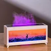 Fireplace Air Humidifier with Remote Control Essential Oil Diffuser (White EU)