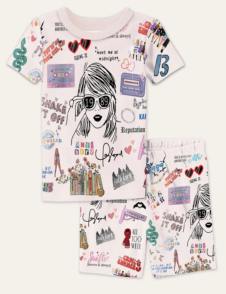 1989 Pink Kid's Pajama Set