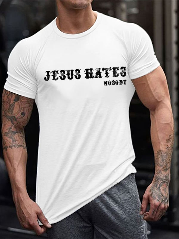 Jesus Hates Nobody Men's T-shirt