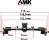 AMK Heavy Brass Front Rear Axle for 1/24 RC Crawler A xial SCX24 90081 C10 Jeep Gladiator Ford Bronco Front and Rear Portal Axle Upgrade Parts