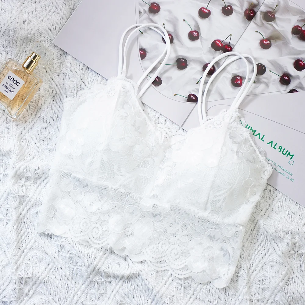 Billionm Summer Lace Girls Bra Fashion Sexy Yungong Underwear Strap Beauty Vest Tube Top Push Up Bras