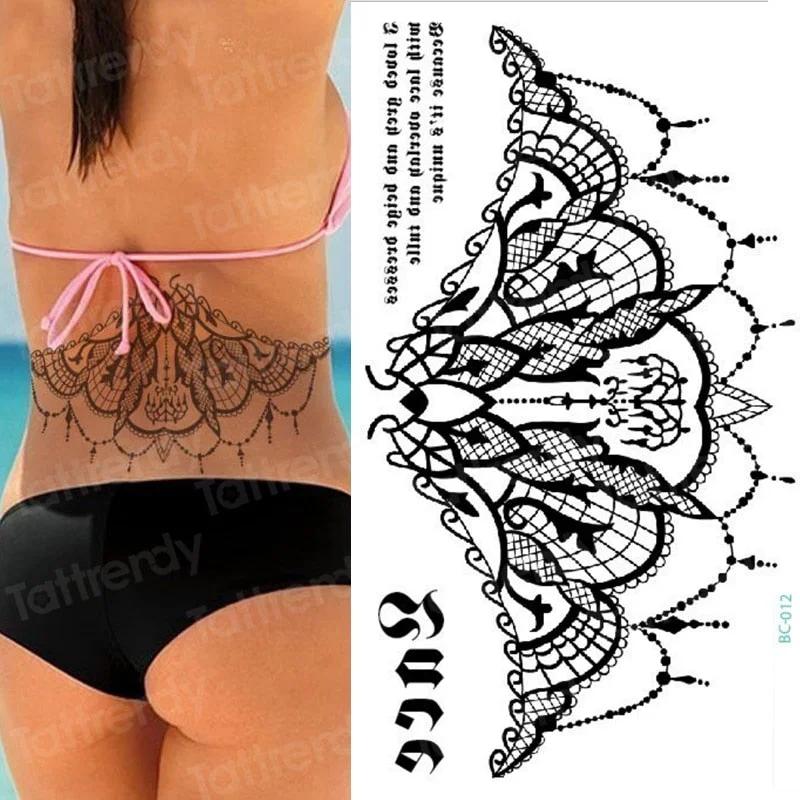 temporary fashion tattoos jewelry body stickers egypt arabic indian mandala temporary tattoo sticker underboob sexy tatoo girls