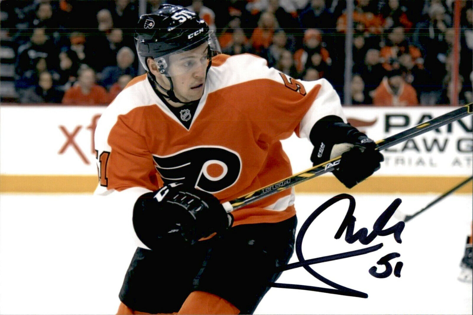 Petr Straka SIGNED 4x6 Photo Poster painting PHILADELPHIA FLYERS #2