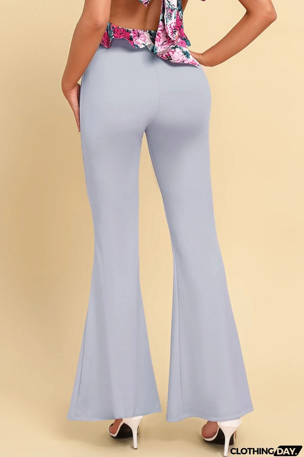 Pull On Flared Pants