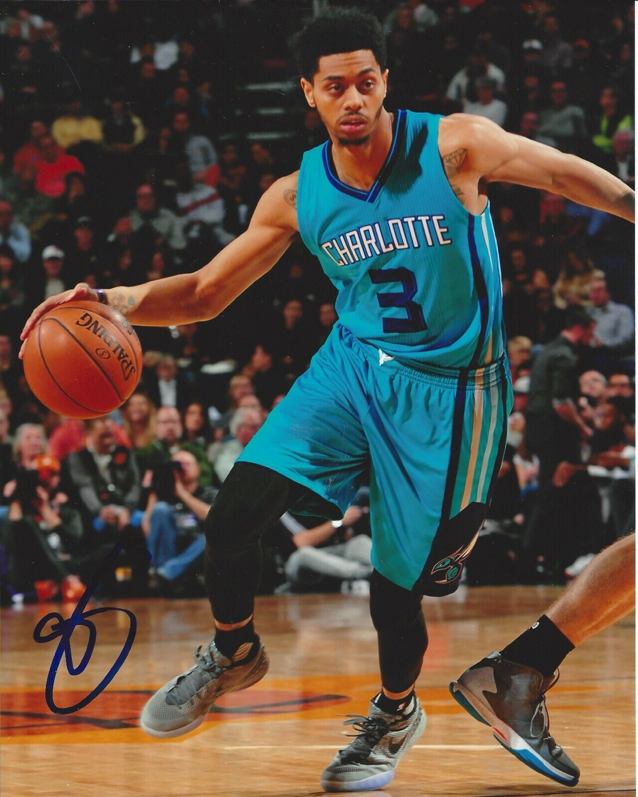 Jeremy Lamb Autographed 8x10 Charlotte HornetsB122