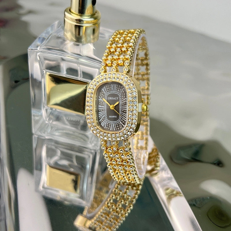 Minimalist Geometric Jewelry Buckle Quartz Women’s Watches