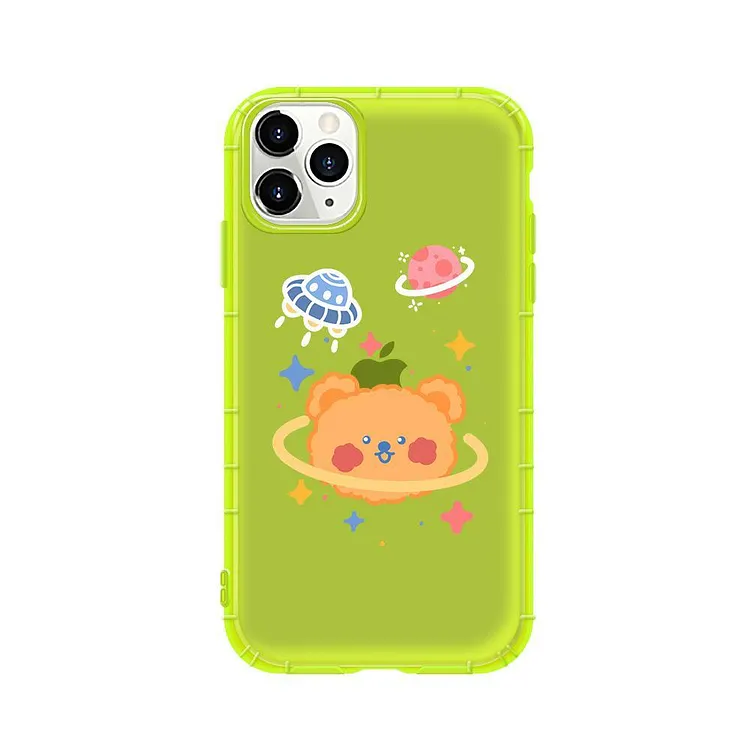 Fluorescent Bear Rabbit Case For iPhone