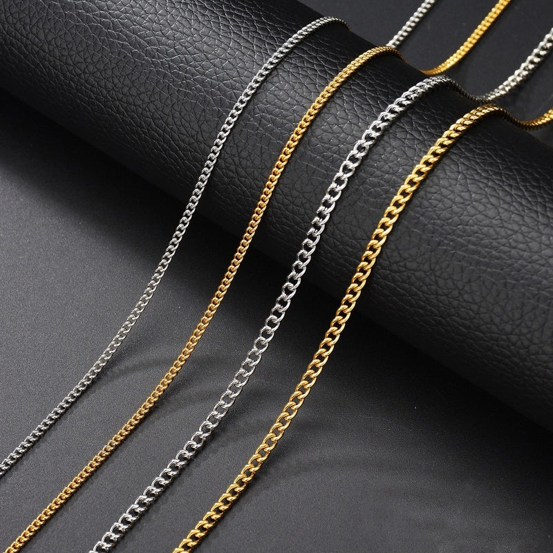 Minimalist Solid Color Stainless Steel Plating Unisex Necklace