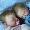 [Best Holiday Gift] 20" Twin Sister Jaylah and Jazmine Reborn Toddlers Baby Doll Girl - RBBI-Myrebornbabydoll&reg; Myrebornbabydoll&reg;