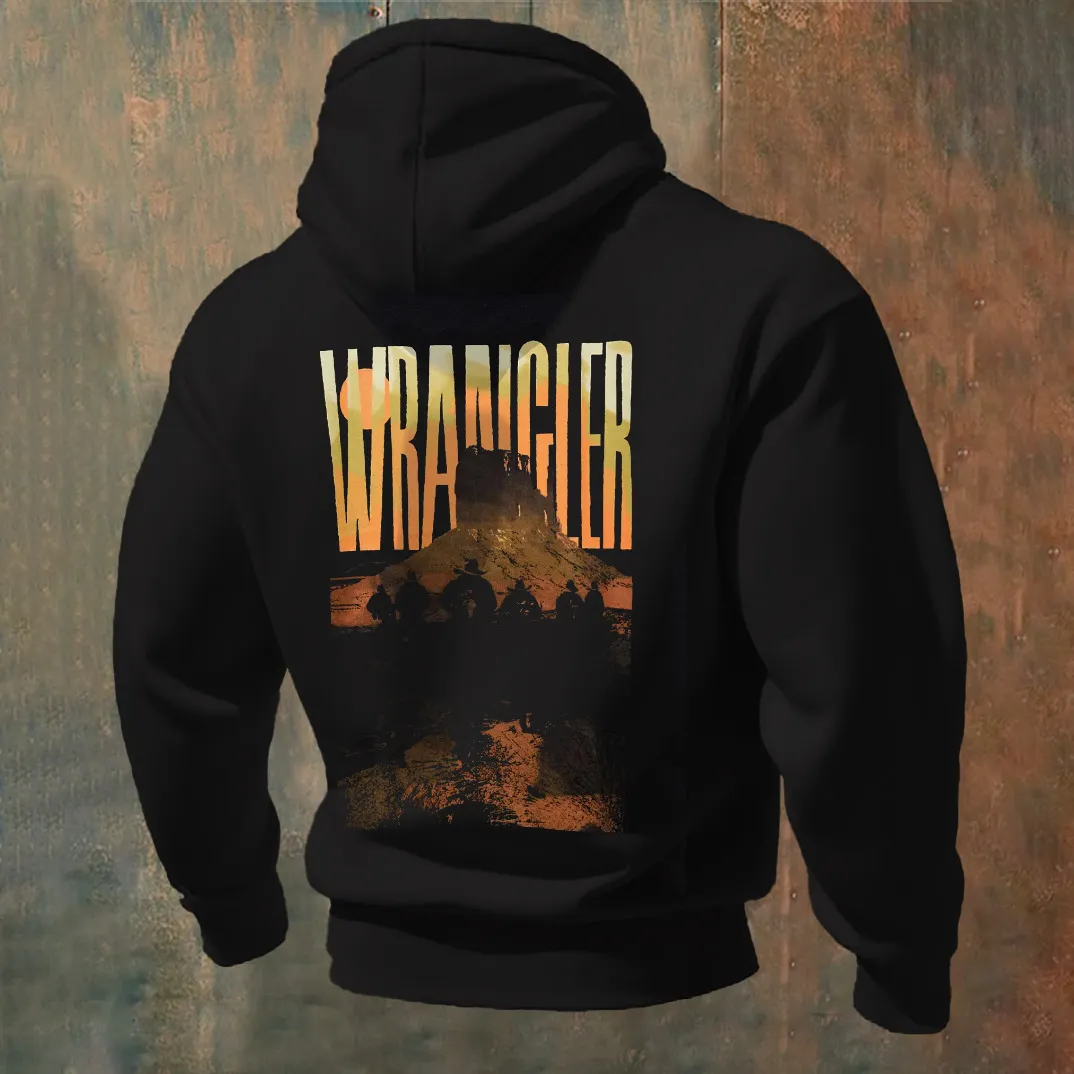 Stylish Unique Logo Design Men's Hoodie