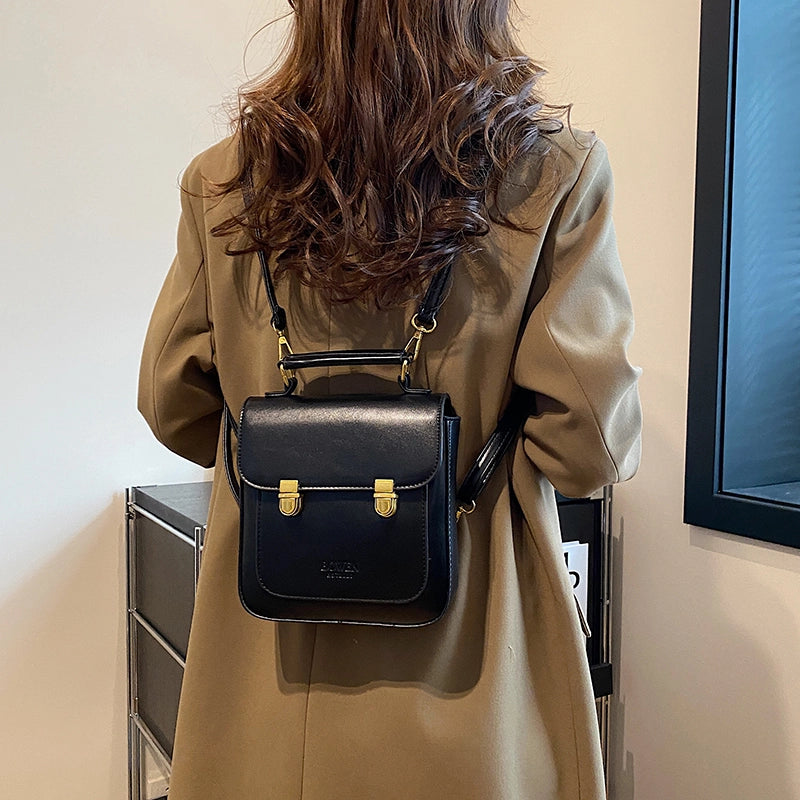 Medium Solid Color Casual Daily Shopping Women’s Backpack