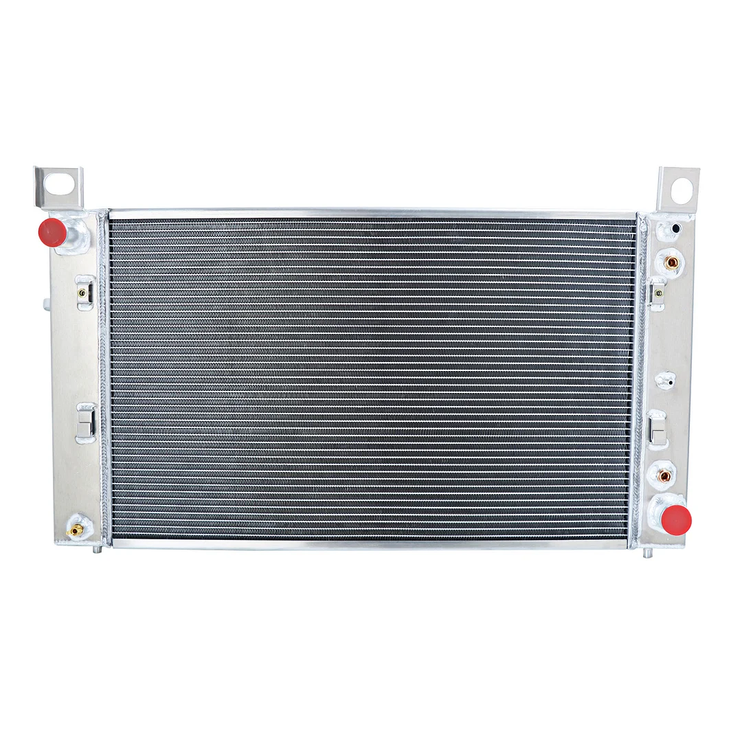 4 Row 28"W Radiator For Chevy GMC Silverado Sierra Suburban Tahoe Yukon 4.3 5.3L