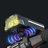 2Pcs Headlight & Taillight Bike Front Lamp Waterproof 4 Modes Bicycle Flashlight
