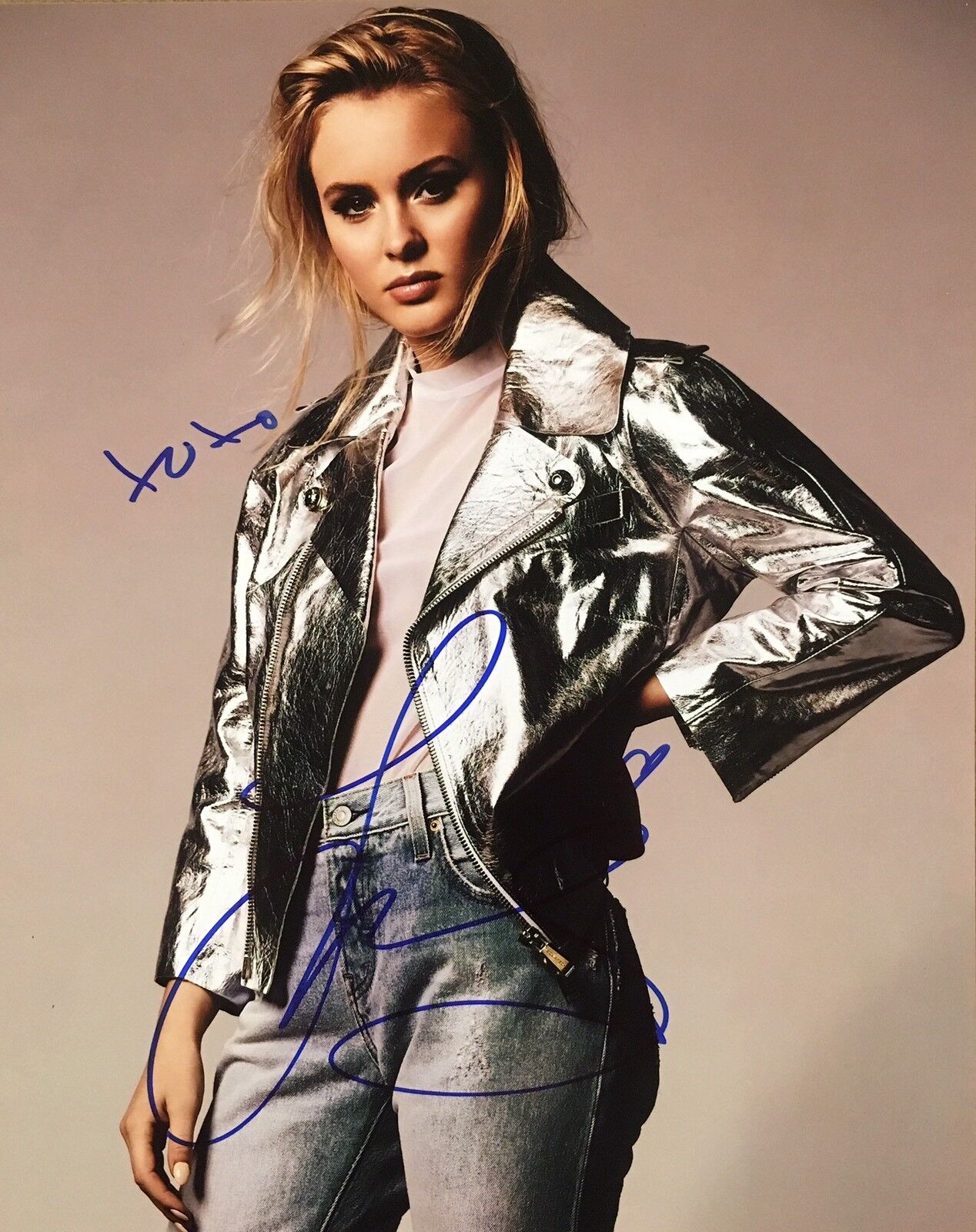 PROOF! ZARA LARSSON Signed Autographed 8x10 Photo Poster painting So Good Sexy Singer