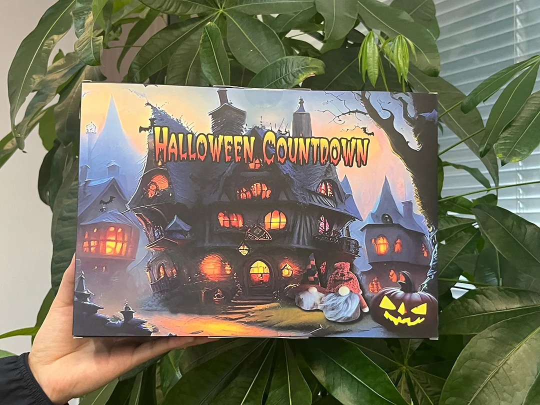 2024 Halloween Countdown Advent Calendar Gnome Blind Box（Save 49% in the last week of pre-sale）