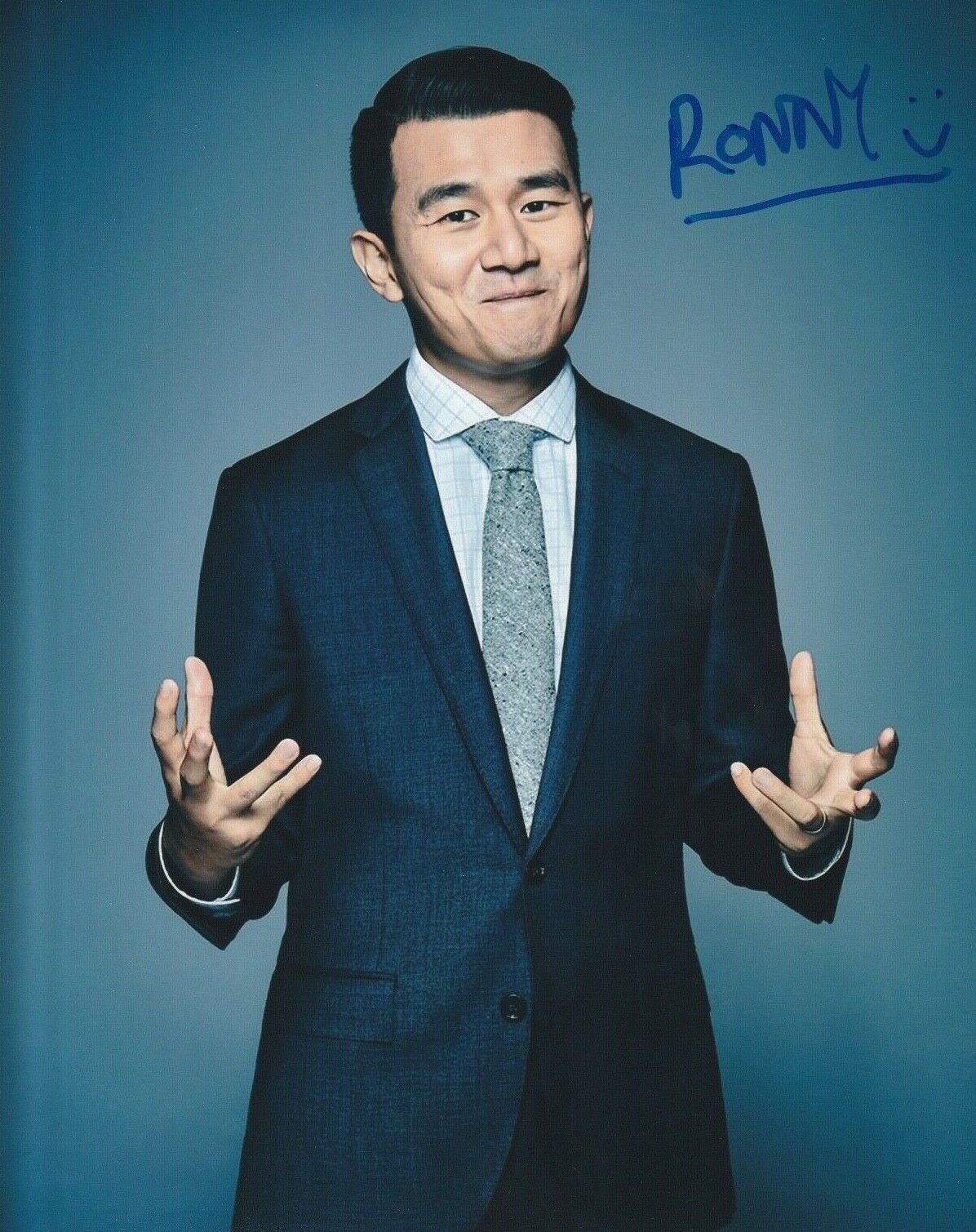 * RONNY CHIENG * signed 8x10 Photo Poster painting * THE DAILY SHOW WITH TREVOR NOAH * 2