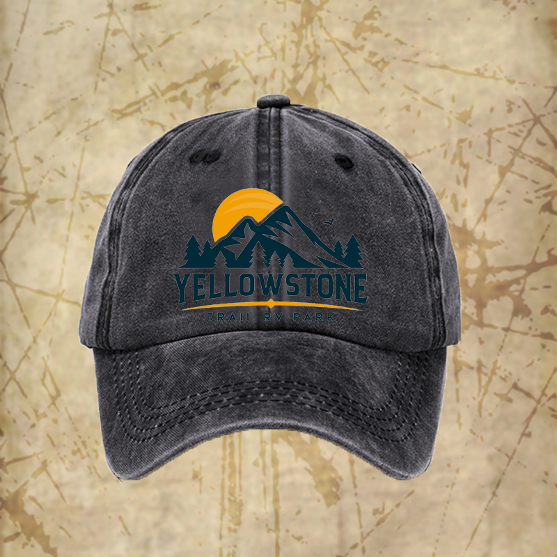 Men's Outdoor Vintage Western Yellowstone Sun Hat