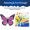 6Pcs DIY Butterfly Diamond Painting Stickers