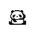 Panda Pixel Feliz