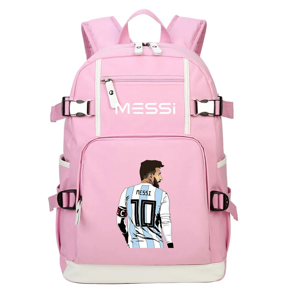 Buzzdaisy Get Your Child Ready for School with Lionel Messi Themed Backpack - Fits 15-Inch Laptop!
