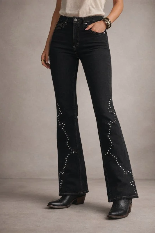 GJG Denim |Santa Fe Studded Boot Cut Jean