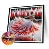 (4er Pack) Schöner Rock Mädchen - Speziell geformtes Diamond Painting - 30*30cm