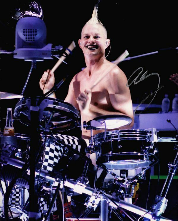 Adrian Young No Doubt Authentic signed rock 8x10 Photo Poster painting W/Cert Autographed 326-d