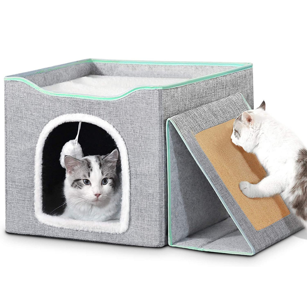 Enclosed Cat Cave House