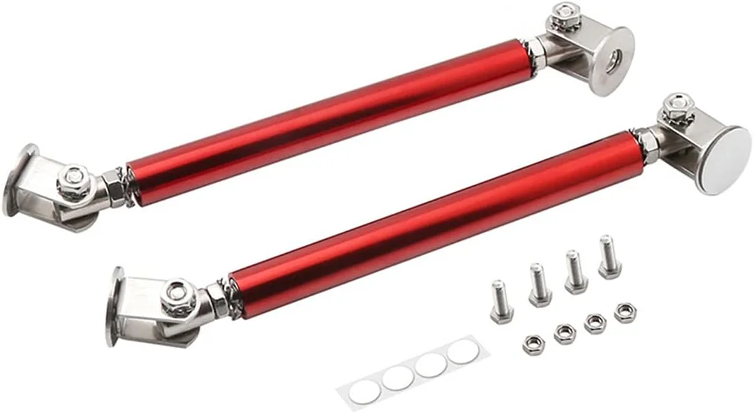 Front Bumper Lip Splitter Diffuser Strut Rod Tie Bars Splitter Support Rods 